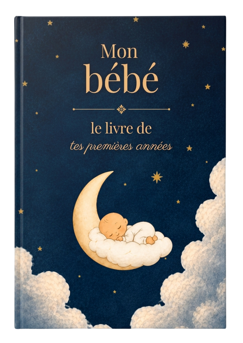 Mon bébé — le livre de tes premières années (couverture face)