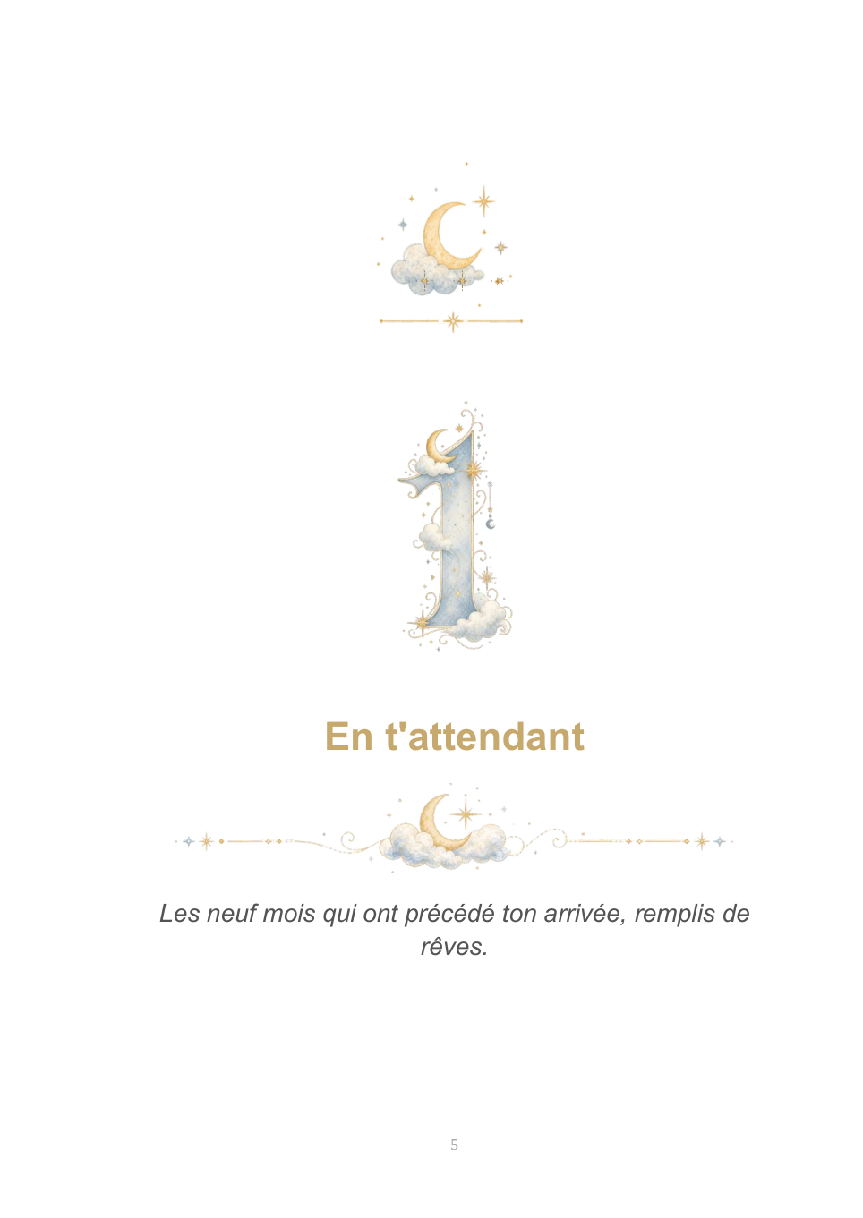 Chapitre 1 — En t'attendant