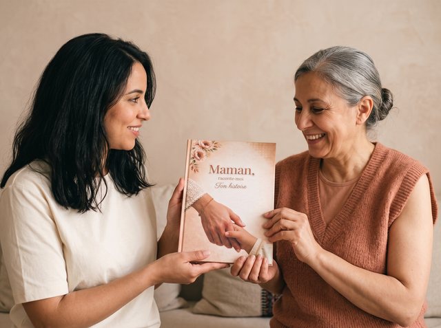 Tu lui offres le livre