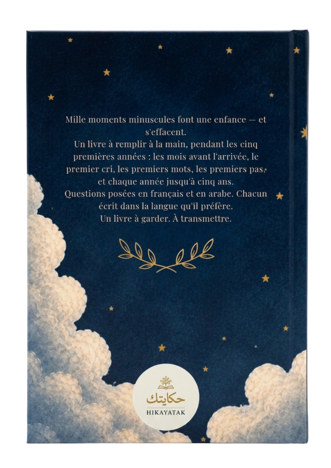 Quatrième de couverture HIKAYATAK bébé